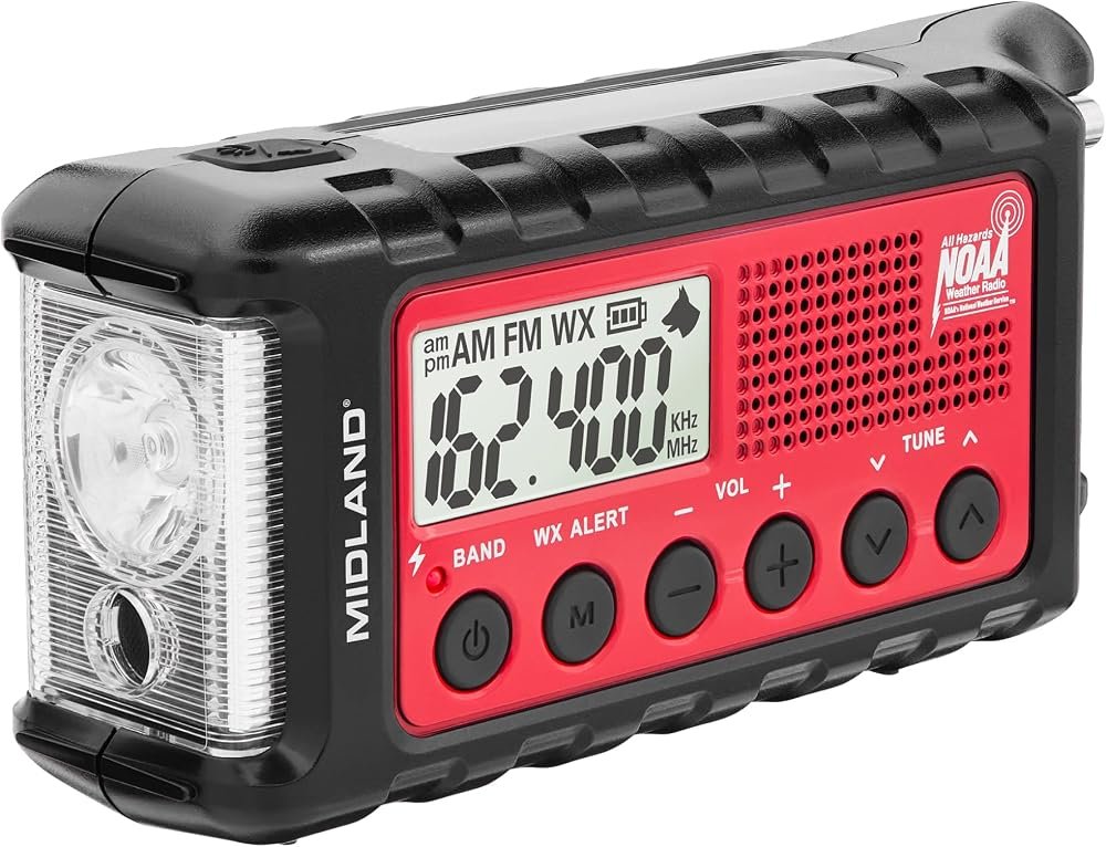 Midland ER310 emergency crank weather radio