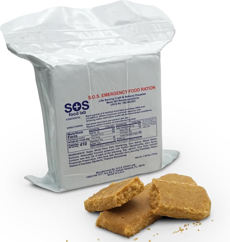 S.O.S. Rations 3600 calorie emergency food bar